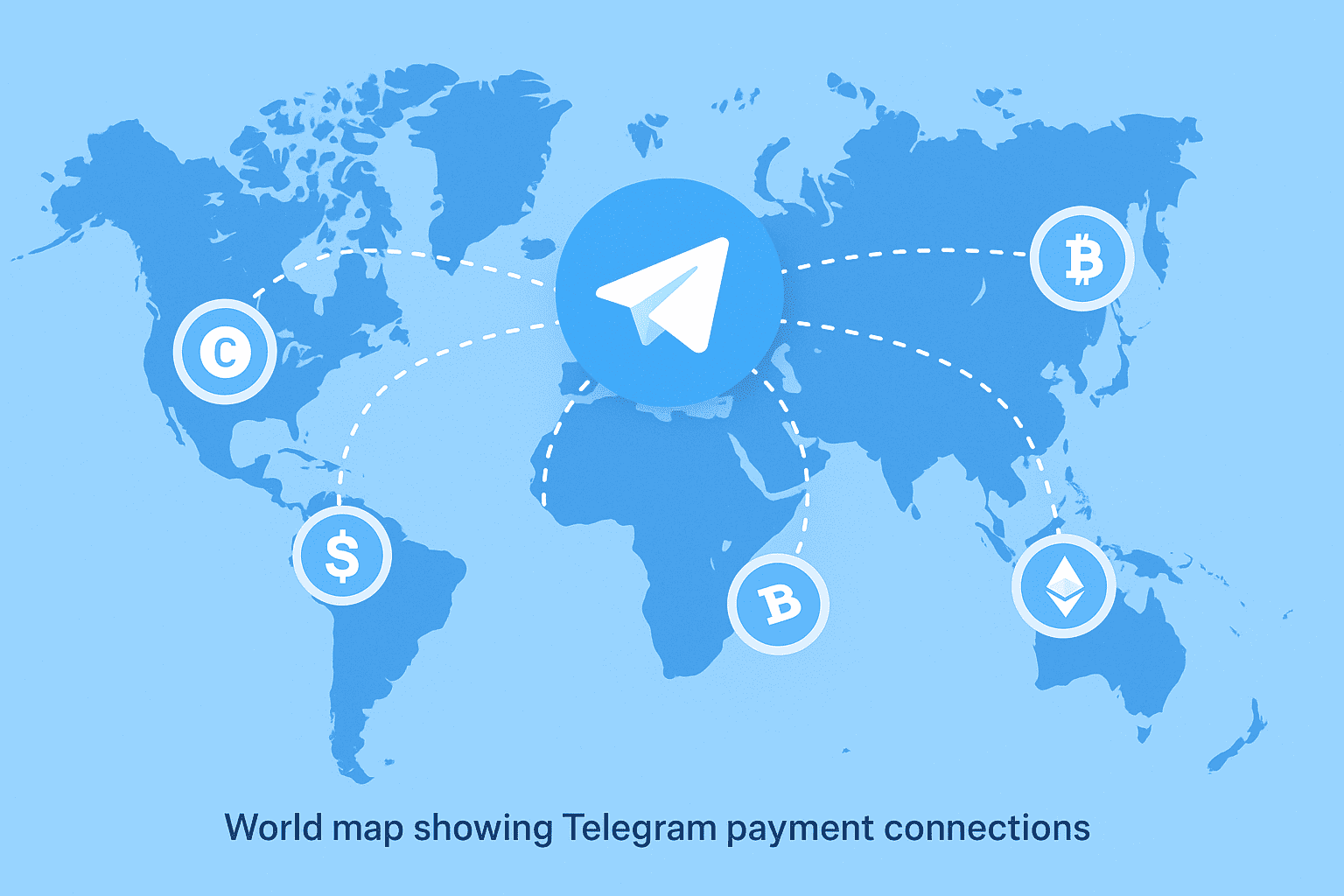 Worldwide Telegram payment connections
