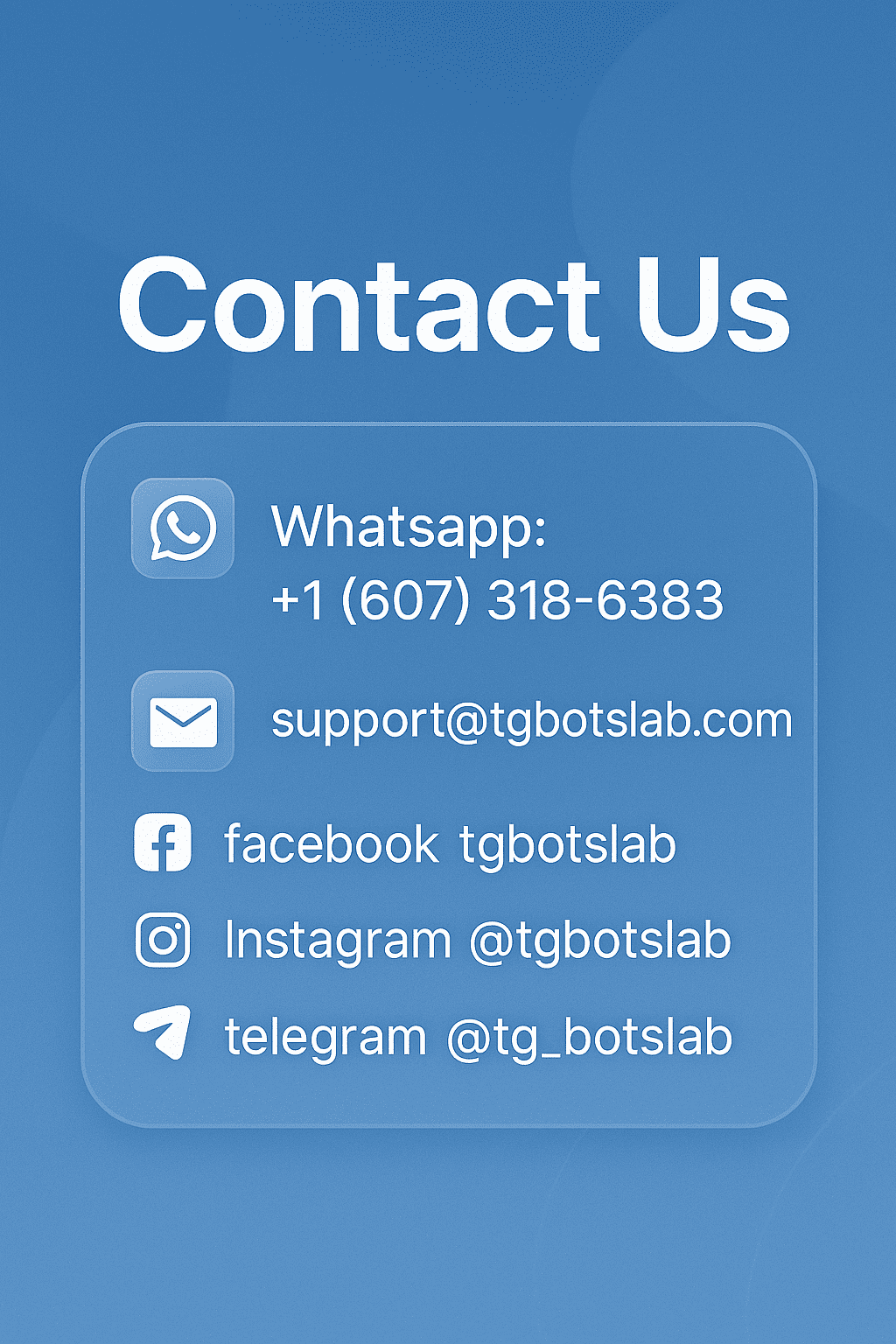Contact TGBOTSLAB