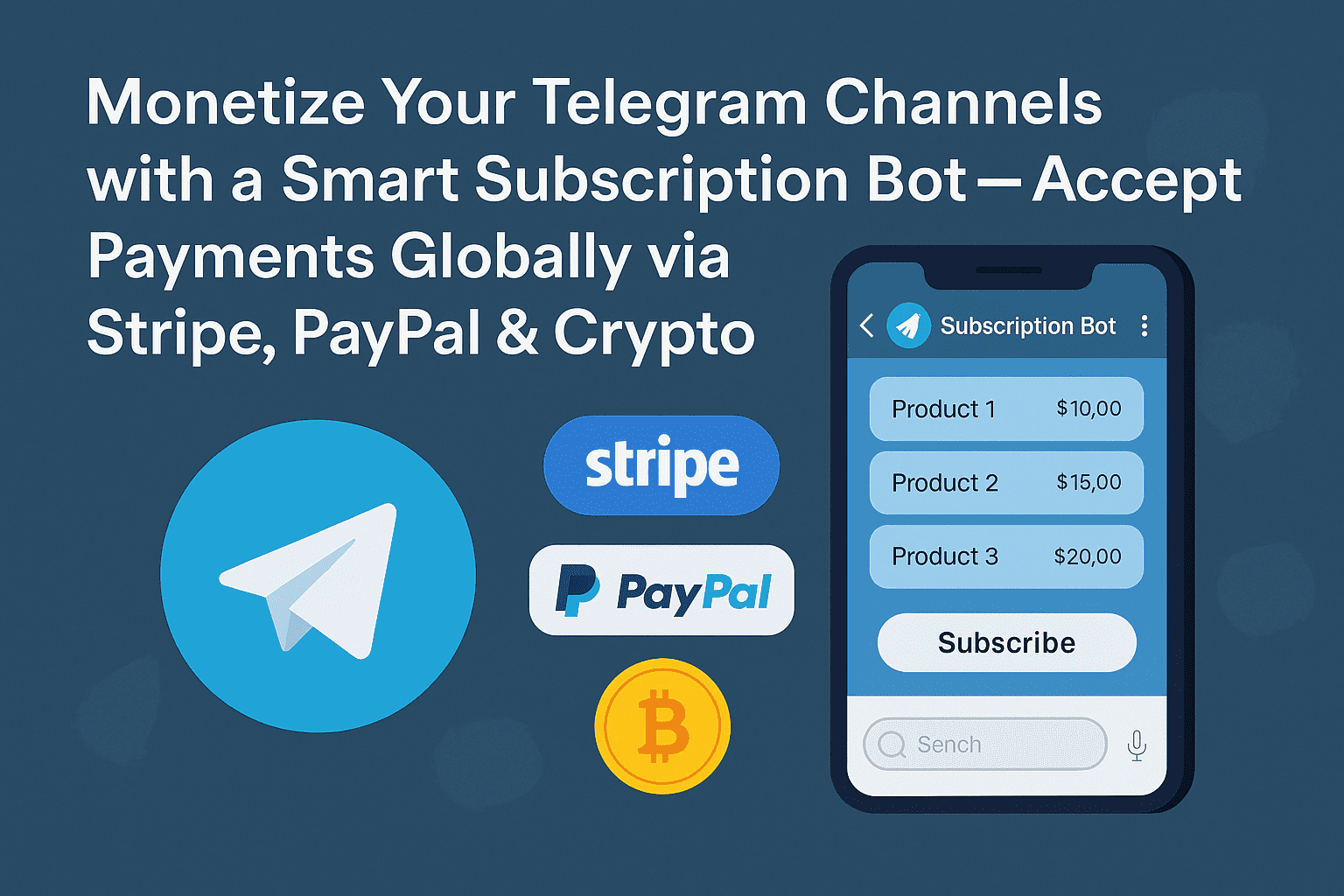 Telegram subscription bot payment options