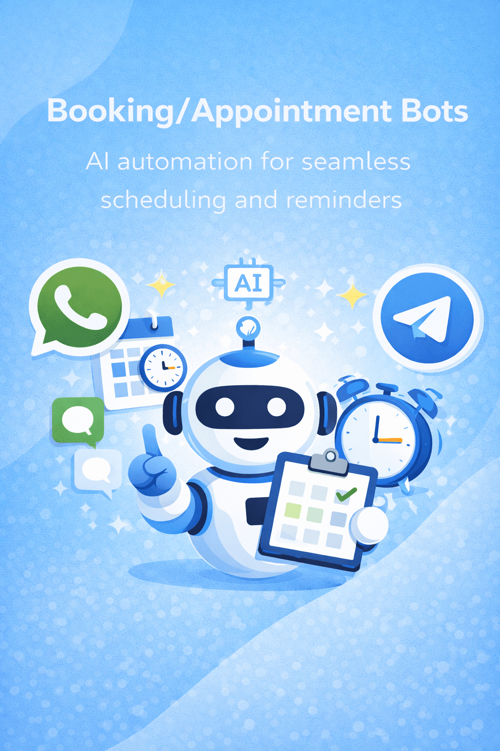 Booking Bots for Whatsapp and Telegram